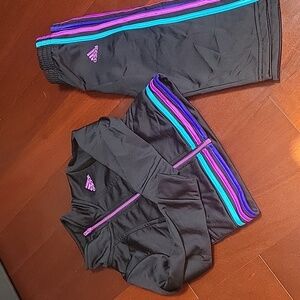 EUC Adidas 2 Piece Jog Suit